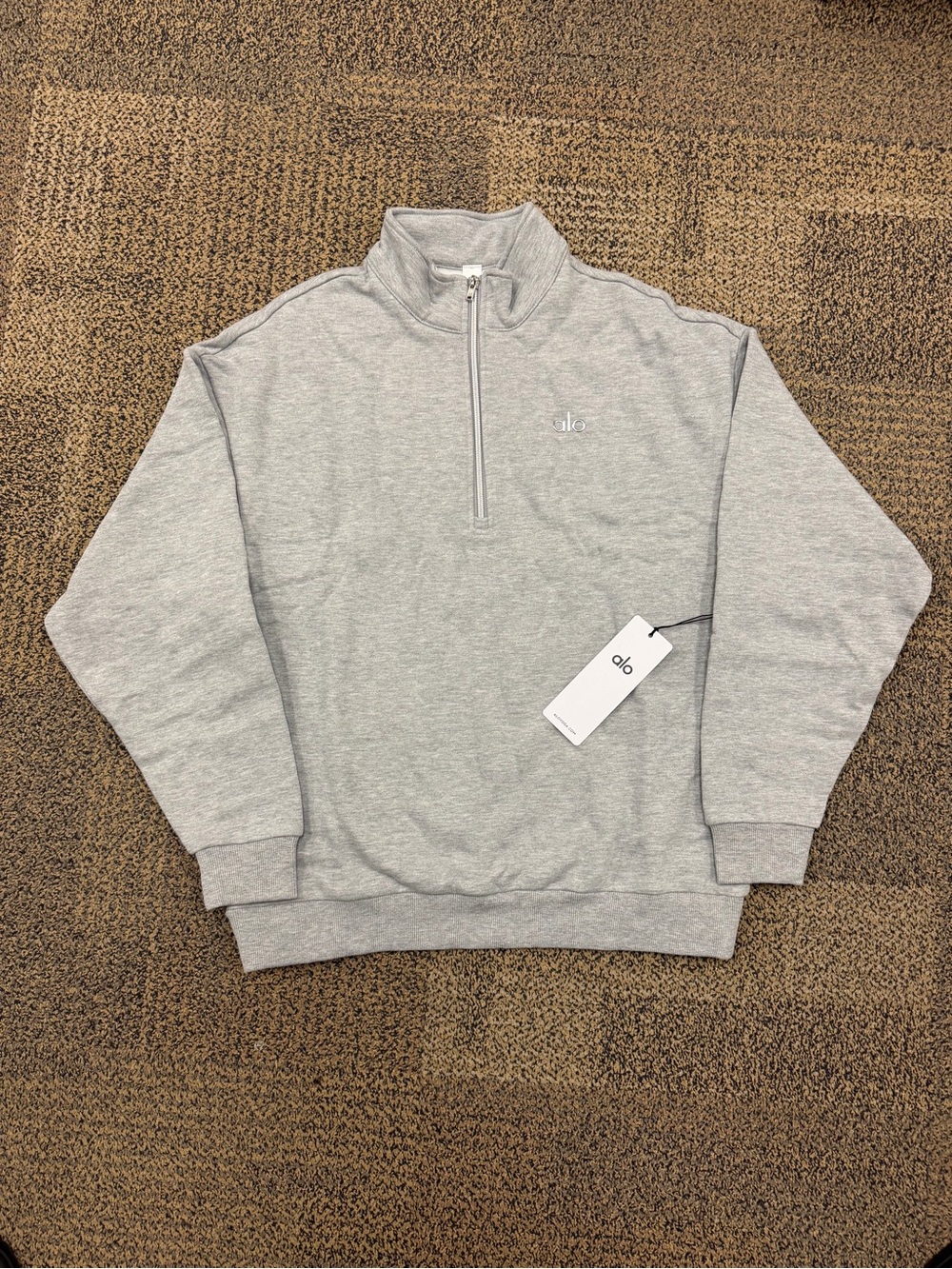 ALO Yoga Gray Quarter-zip